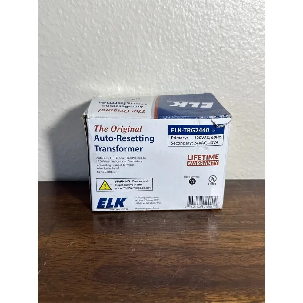 ELK AUTO-RESETTING TRANSFORMER ELK-TRG2440
